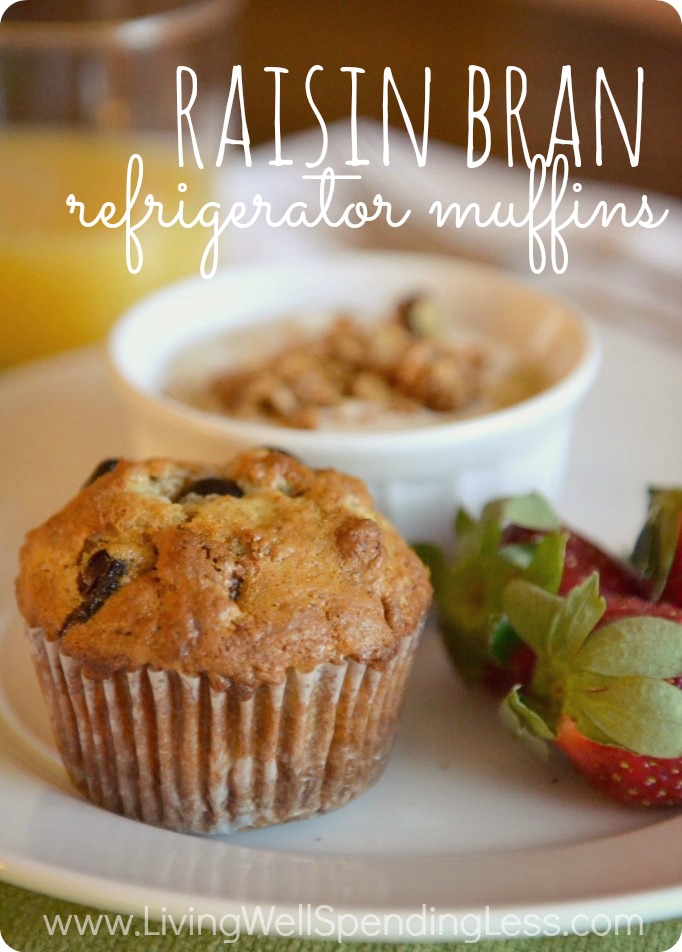 Raisin Bran Refrigerator Muffins | Best Bran Muffin Recipe