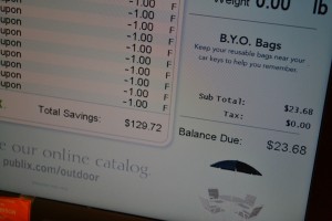 extreme couponing at Publix