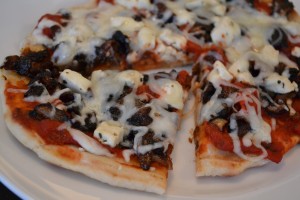 grilled pizza