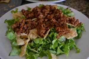how to make easy taco salad