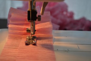 ruffled crepe paper streamers