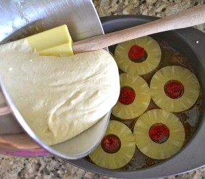 pineapple upside down cake tutorial