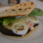 Roasted Eggplant Flatbread Sandwich {Recipe} Image