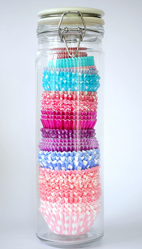 How to Organize Cupcake Liners How to Organize Cupcake Liners