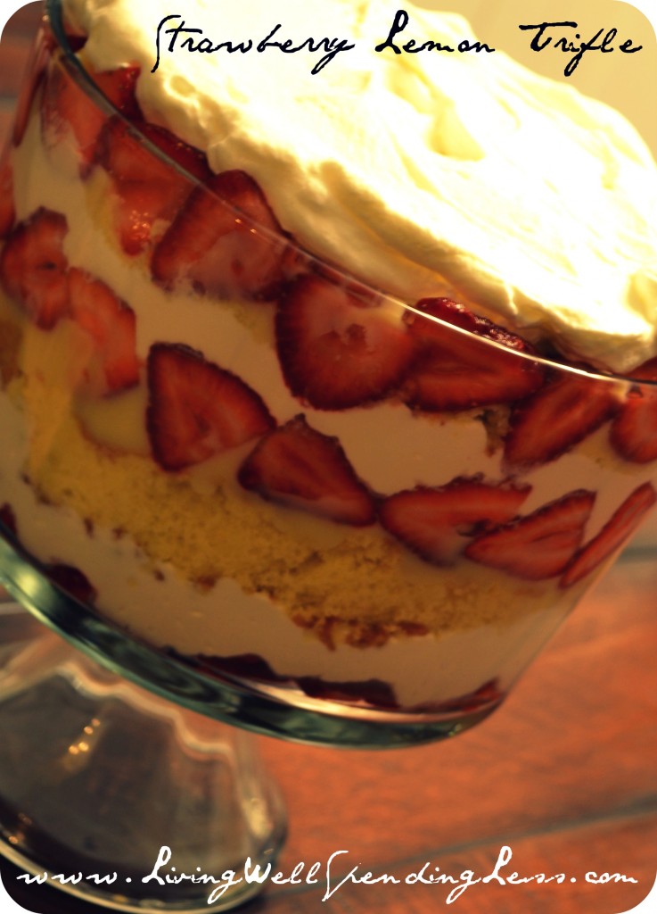 Strawberry Lemon Trifle