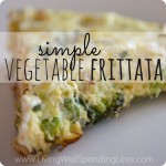 Simple Vegetable Frittata {Recipe} Image