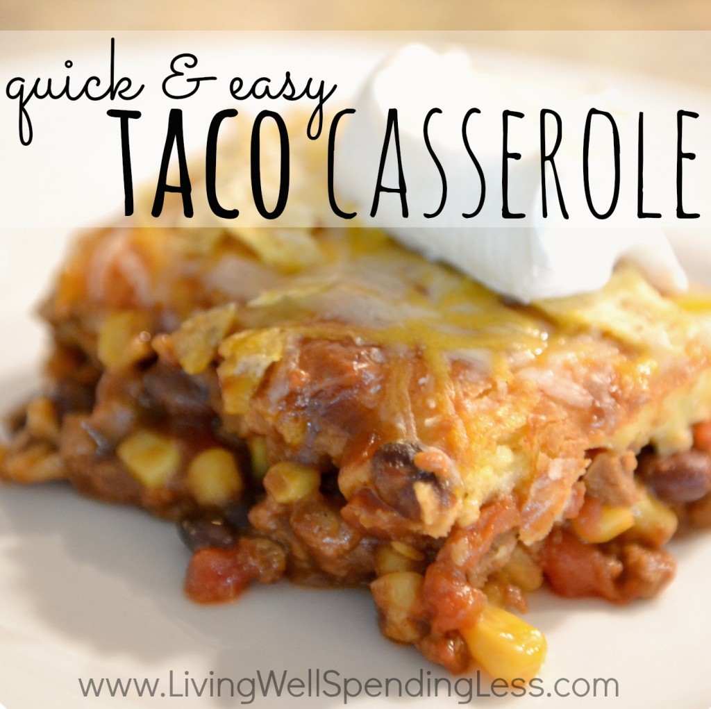 What is an easy casserole recipe?