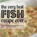 the very best fish recipe ever {stockpile meals} Image