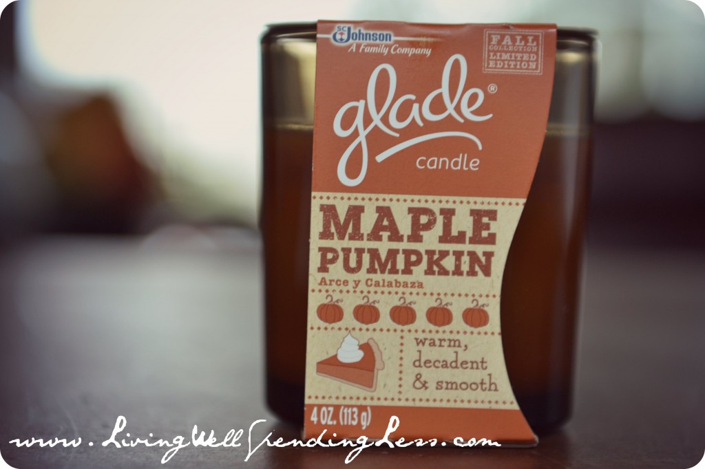 easy DiY project using Glade candles--cute & thrifty!