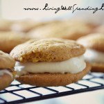 Pumpkin Sandwich Cookies with Maple Cream Cheese Icing {Recipe} Image