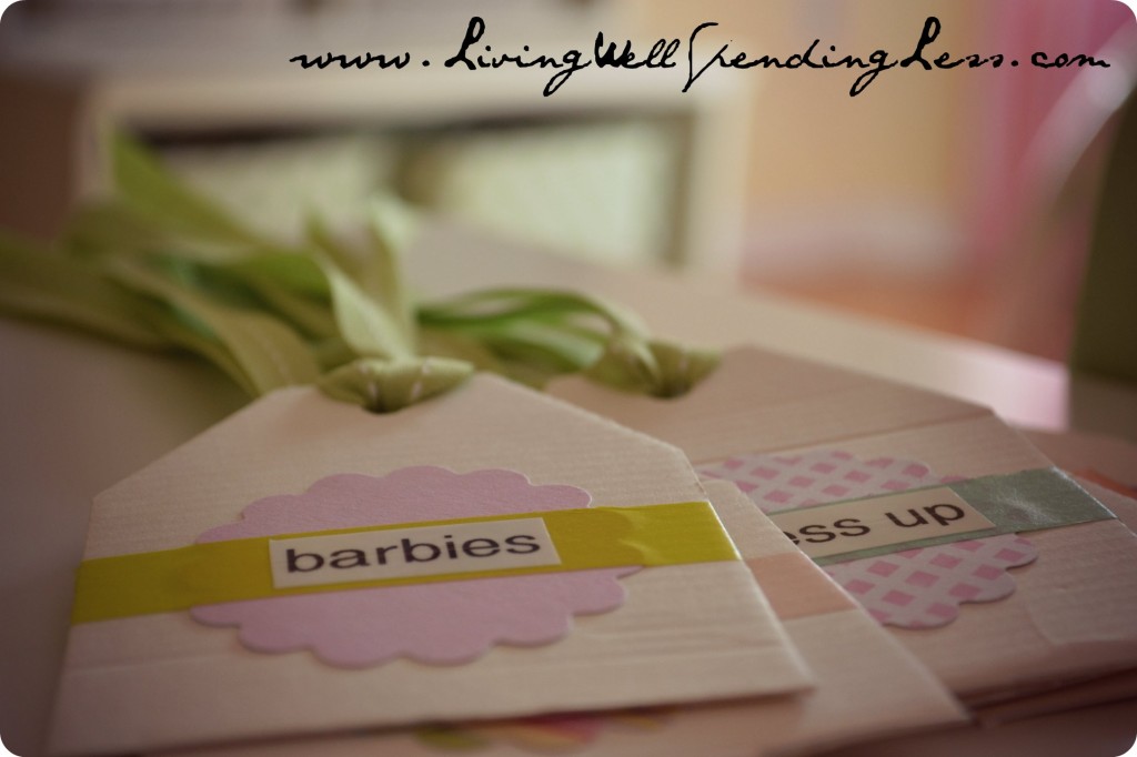 cute labels for kid stuff #31days of living well & spending zero #organizing #kids