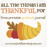All The Things I’m Thankful For {Printable Gratitude Journal} Image