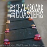 DiY Chalkboard Coaster Set Image