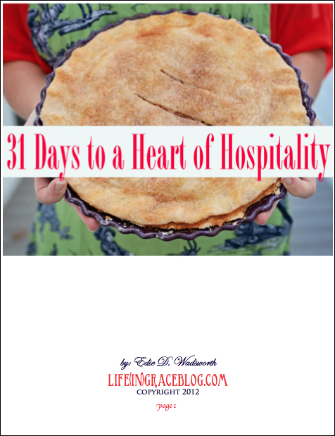 31 Days to a Heart of Hospitality