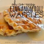 Easy Cinnamon Roll Waffles Image