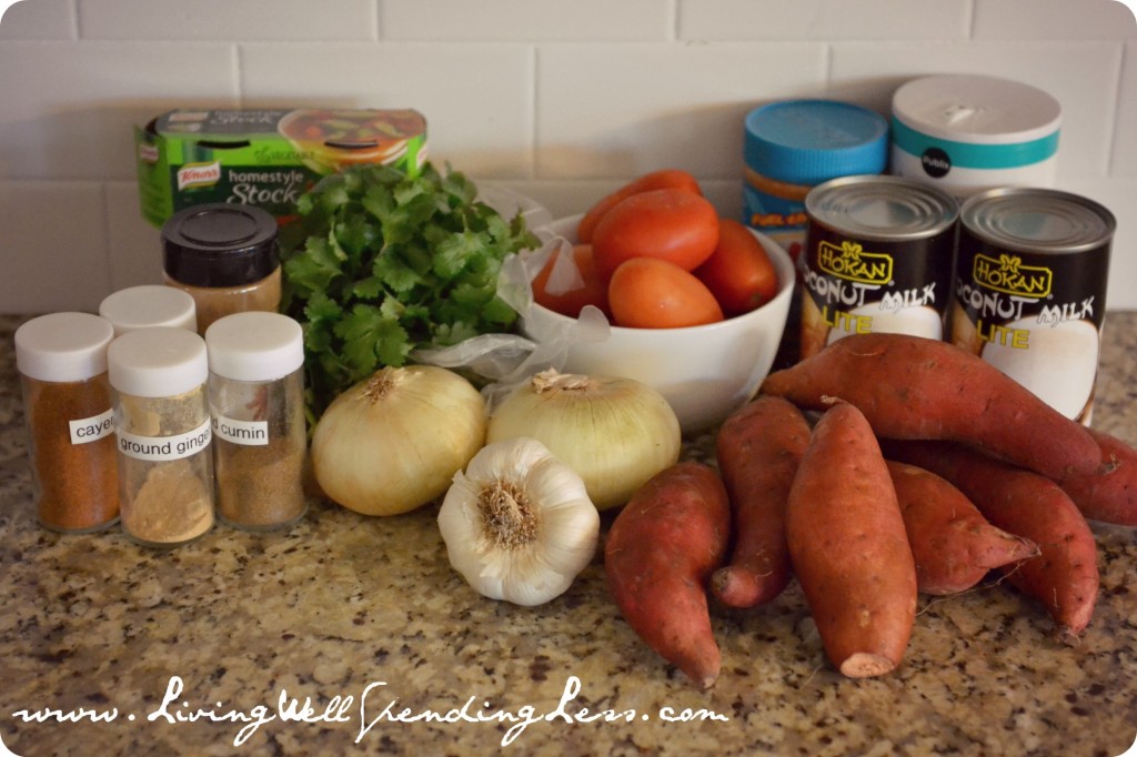 spicy african sweet potato soup #soup #recipe #vegetarian
