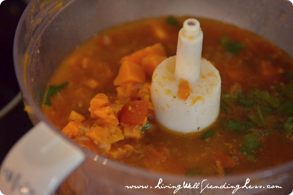 spicy african sweet potato peanut soup #vegetarian #soup #recipe