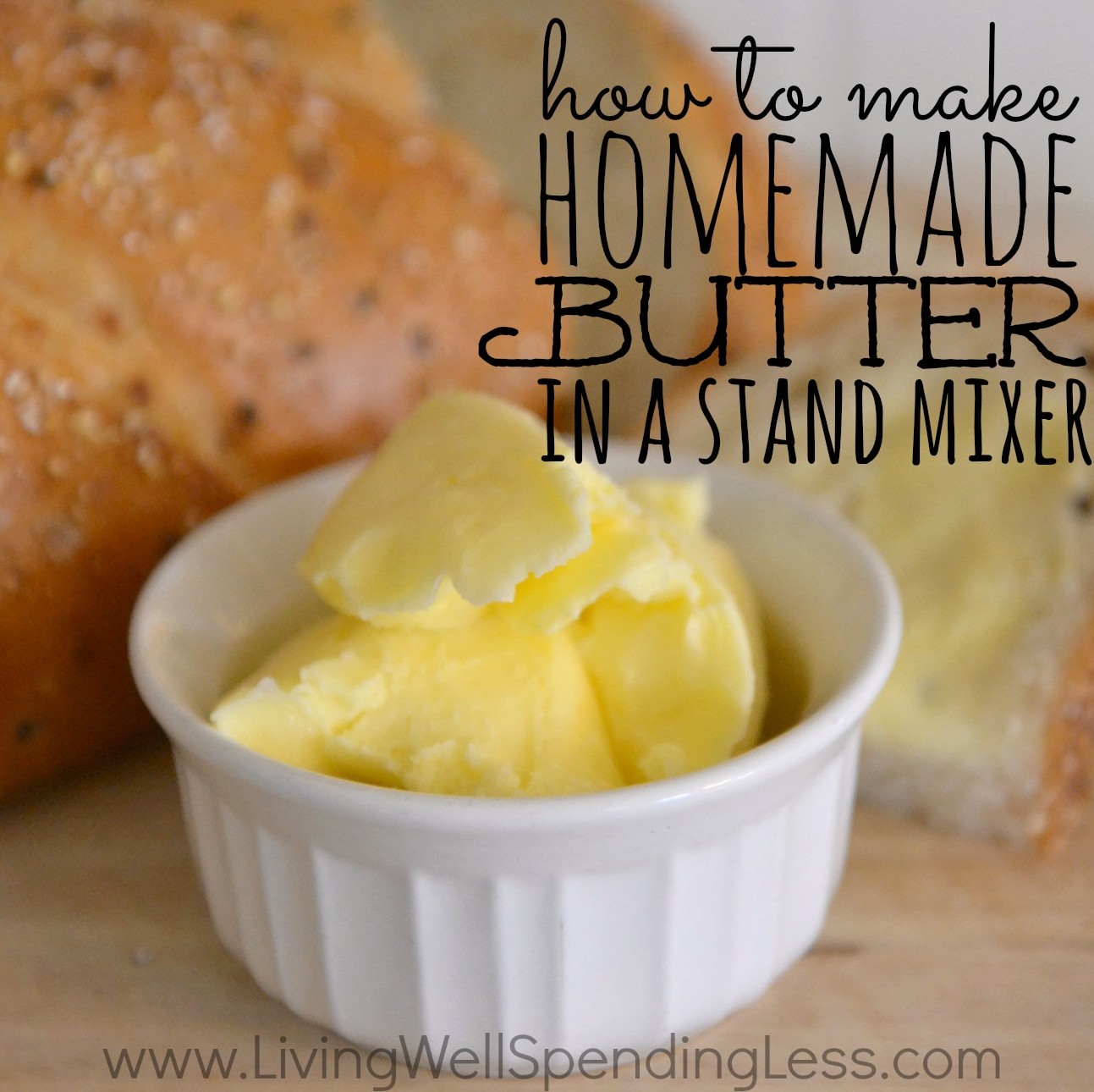 How to Make Homemade Butter Make Butter in a Stand Mixer