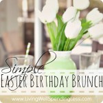 Simple Easter Birthday Brunch Image