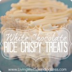 White Chocolate Rice Crispy Treats Image