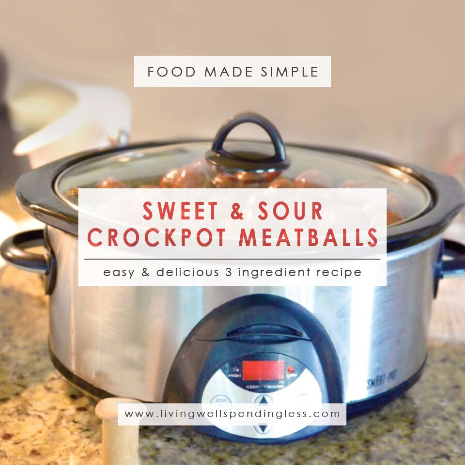 Sweet and Sour Sauce for Meatballs Sweet and Sour Meatballs {Easy!} CATEGORIES: Other Dishes, Sara, Slow-Cooker, Small Bites. BY Sara Wells. Okay folks, we’re kickin’ it back old school today. The grape jelly adds sweetness and flavor and the result is a wonderful and quick sweet and sour sauce.