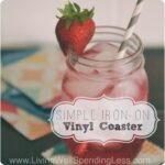 Simple Iron-On Vinyl Coasters {DiY} Image