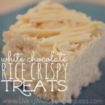 White Chocolate Rice Crispy Treats Image