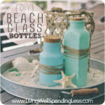 DiY Beach Glass Bottles Image