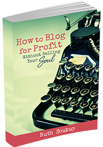 How to Blog for Profit (Without Selling Your Soul) If you have ever thought about blogging, you MUST read this book! Everything you need to know about creating awesome content and images, growing traffic, and monetizing your blog.