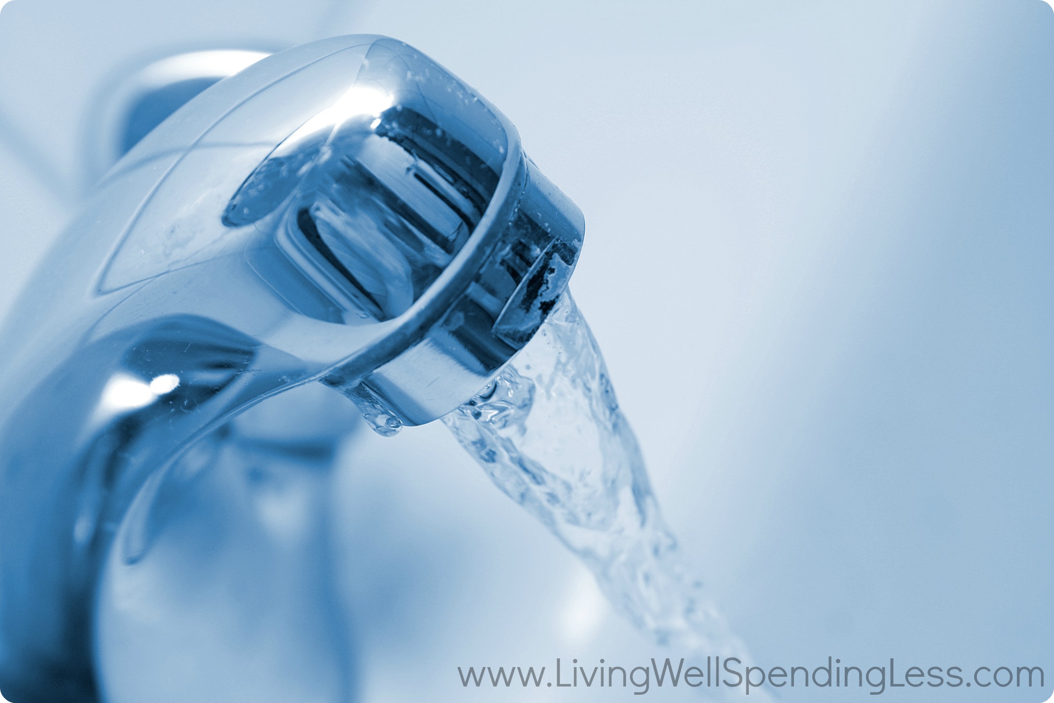 Running water from a faucet Living Well Spending Less®