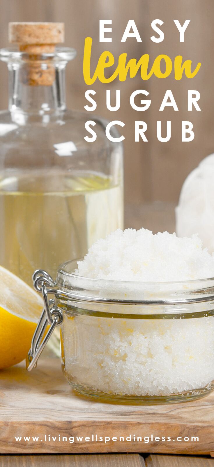 DIY Lemon Sugar Scrub Living Well Spending Less®