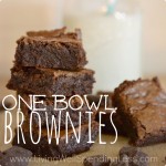 One Bowl Brownies Image
