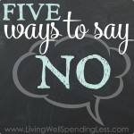 5 Ways to Say No Image