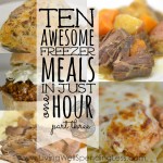 10 Freezer Meals in One Hour 3: Comfort Foods Edition Image