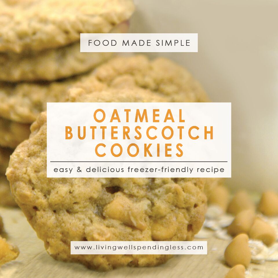 BestEver Oatmeal Butterscotch Cookies Living Well Spending Less®