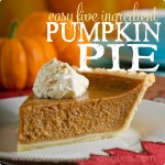 Easy 5 Ingredient Pumpkin Pie Image