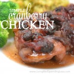 Simple Cranberry Chicken Image