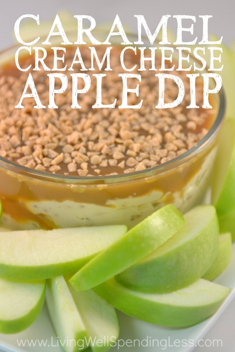 Caramel Cream Cheese Apple Dip Living Well Spending Less®