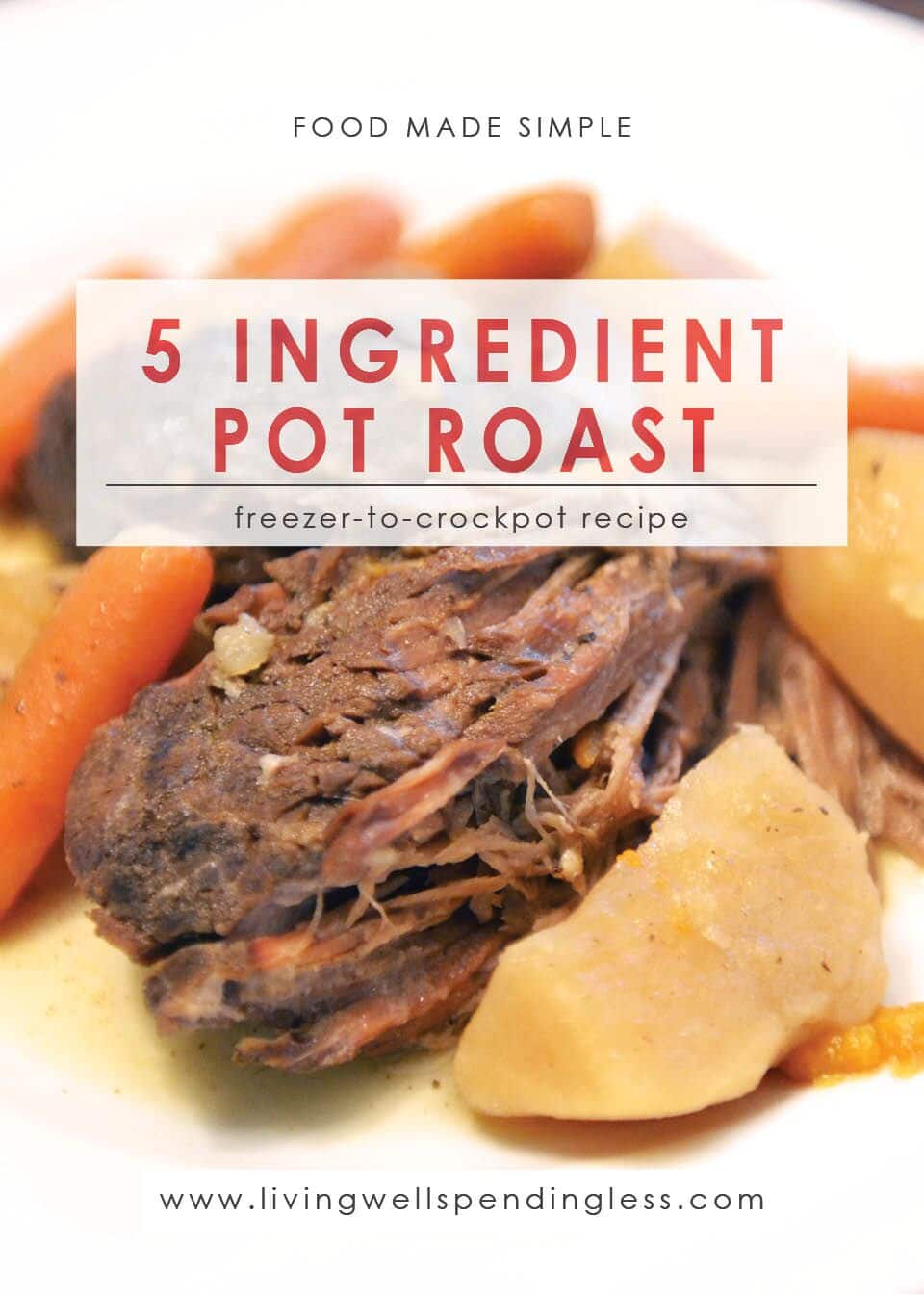 5 Ingredient Pot Roast Hearty & Delicious One Pot Meal
