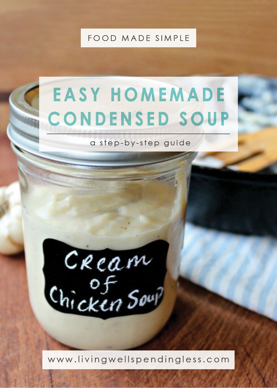 Homemade Condensed Soup Cream of Chicken Soup