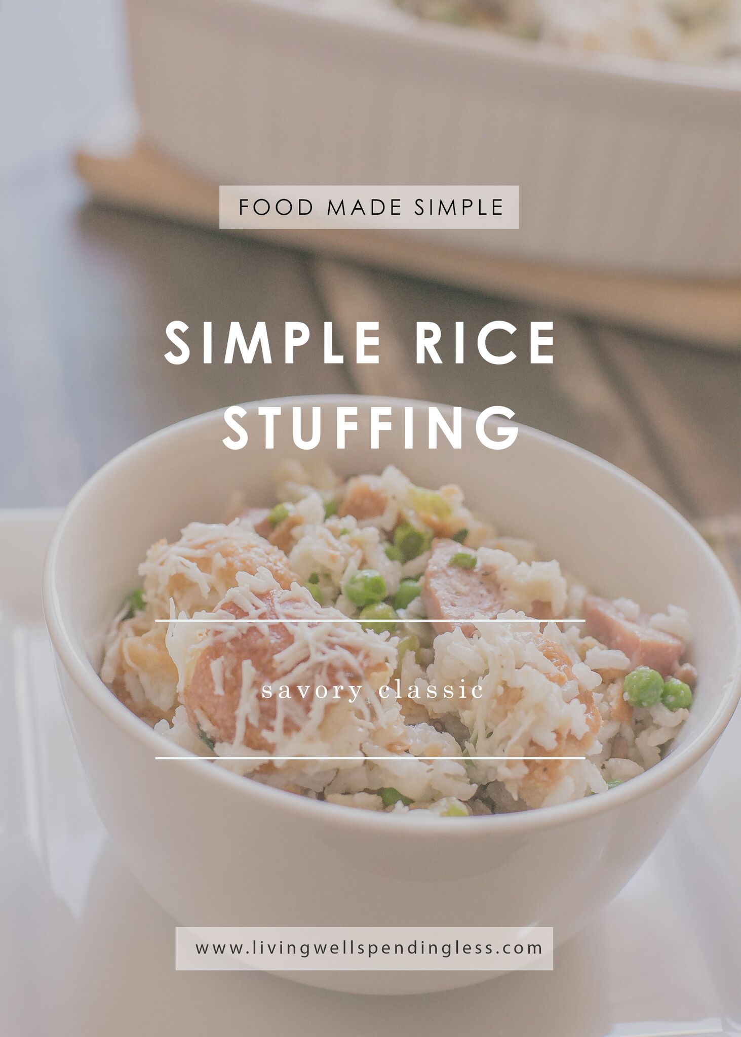 Simple Rice Stuffing Easy Thanksgiving Side DIsh