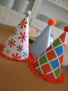 Easy DIY Party hats are super simple to make.