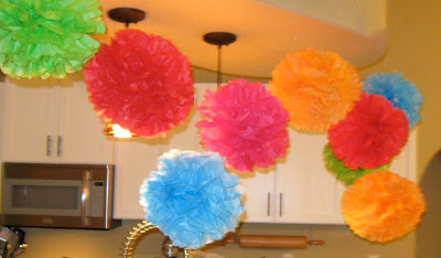 These tissue paper party puffs are perfect party decoration and an easy DIY!