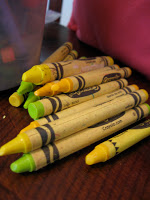 DIY star shaped crayons are easy to make. 
