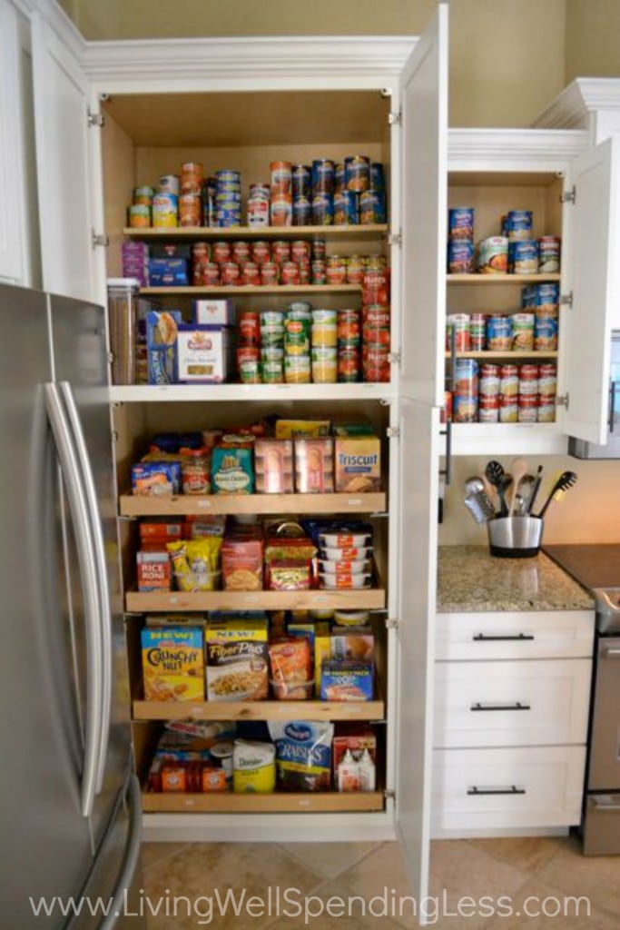 Extreme couponing is a smart way to start your stockpile pantry. 