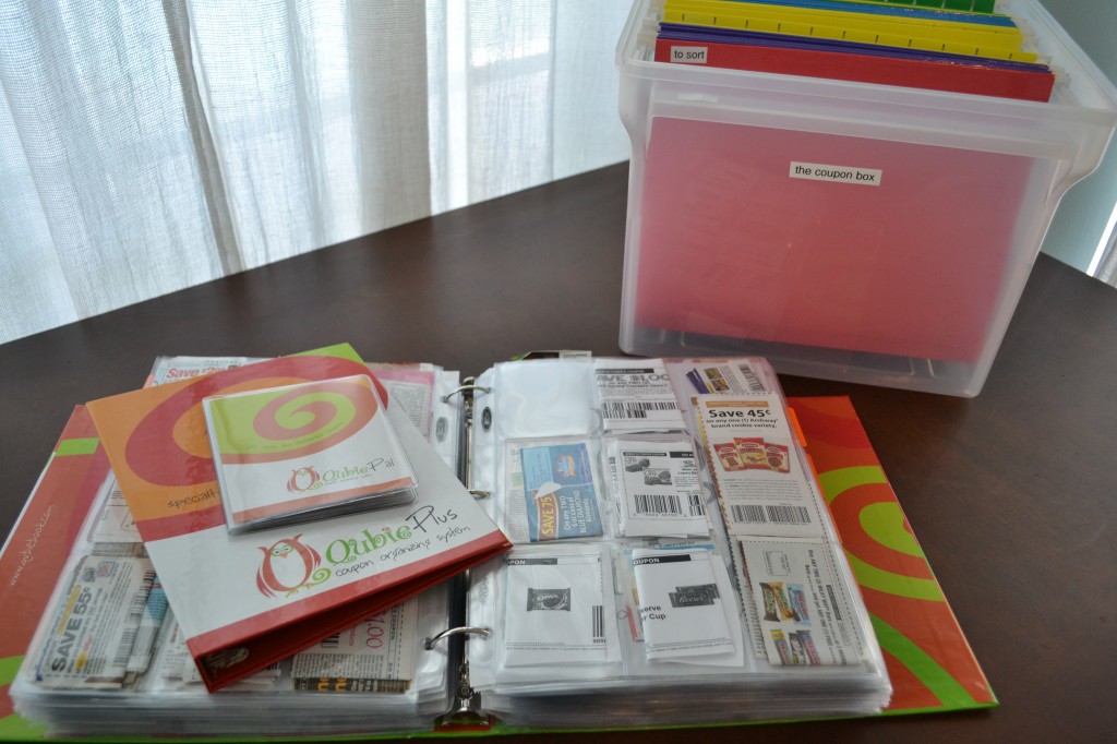 Extreme couponing is all about organization using folders and binders. 