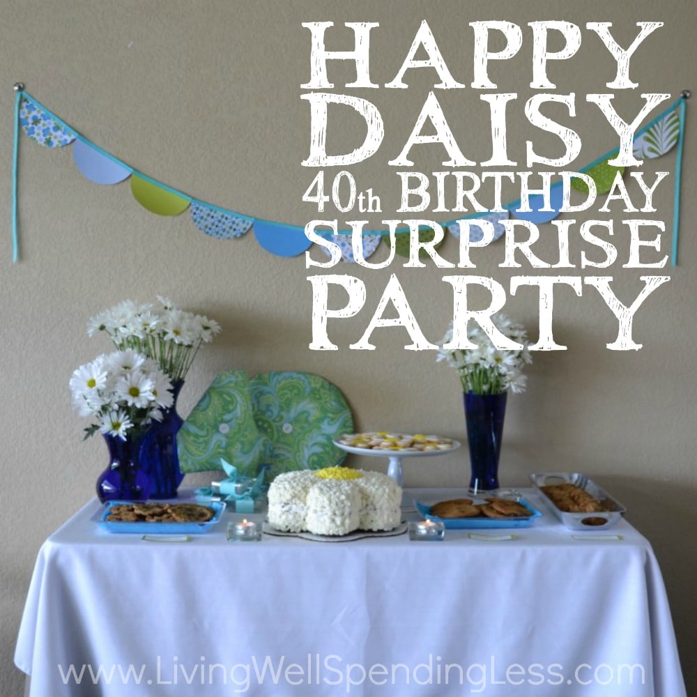 Happy Daisy Party Square