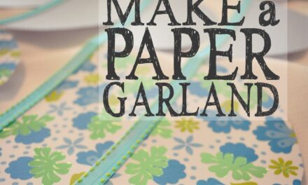 How to Make a Paper Garland