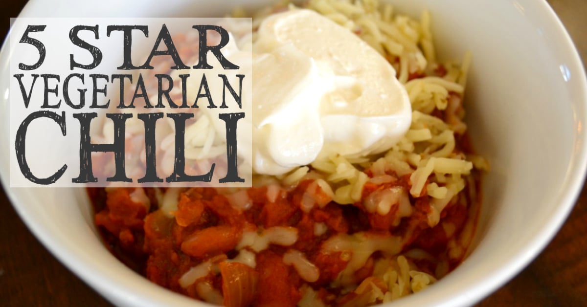 How To Make Vegetarian Chili In The Slow Cooker Living Well Spending Less