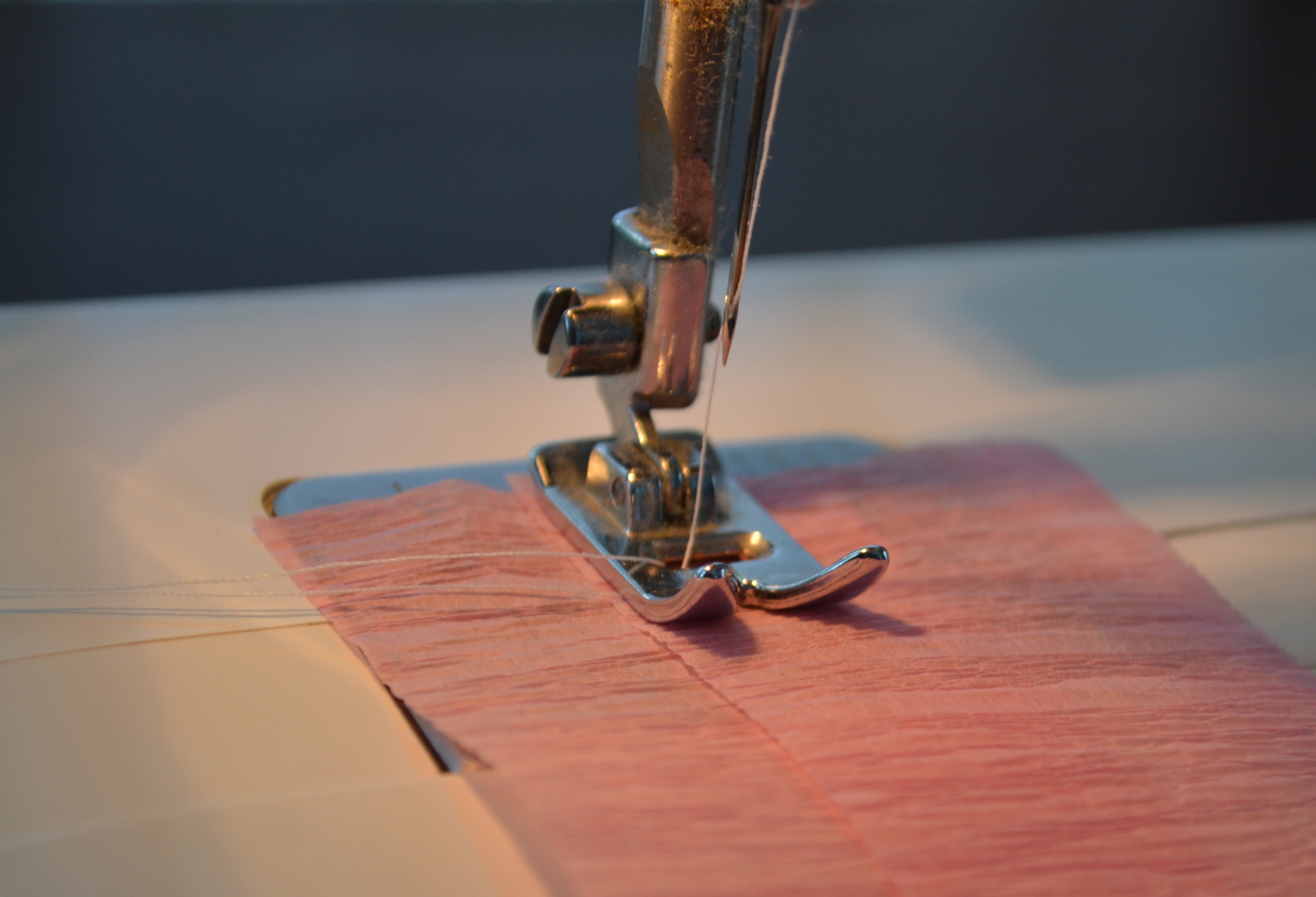 How to make ruffled crepe paper living well spending less 